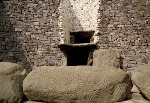 The entrance to Newgrange mound