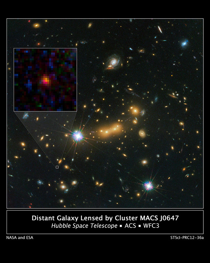 MACS 0647-JD could be the most distant galaxy viewed so far during the human journey to the beginning of space and time