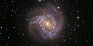 M83 is a small pinwheel galaxy located in the constellation Hydra