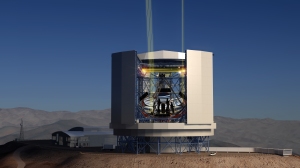 A side view of the Giant Magellan Telescope. Credit: GMTO Corporation